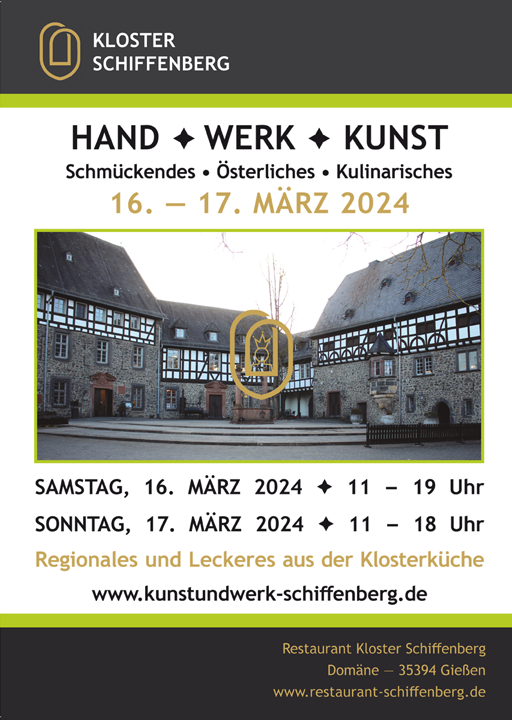 Plakat KunstundWerk Schiffenberg 2024
